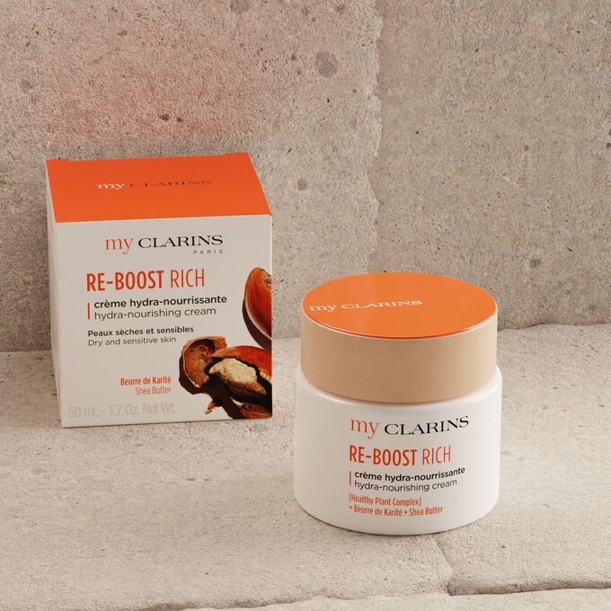 My Clarins RE-BOOST RICH crème hydra-nourrissante